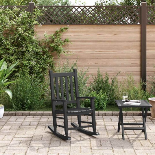  Gyngestol for barn svart heltre poppeltre 4008875