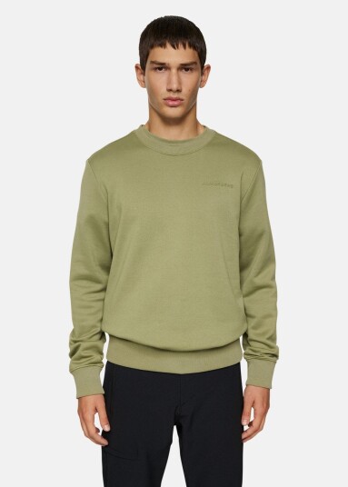 J.lindeberg Alpha Crew Neck Oil Green L Sweatshirts
