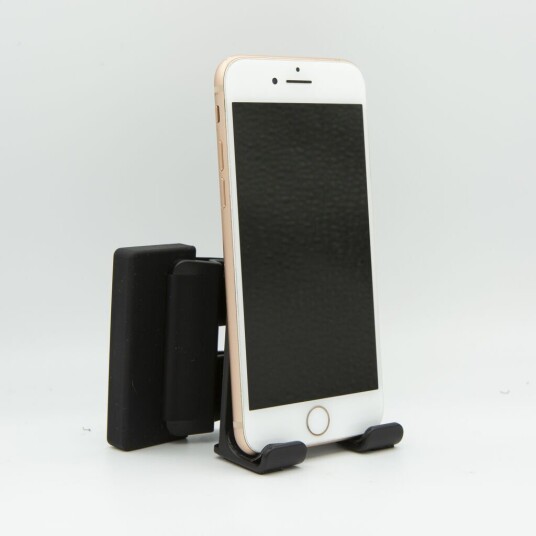 Kikkerland Clip-On Mobiltelefonstativ for PC - Svart