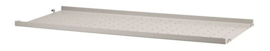 String hylleplate metall beige 78x30 cm lav kant String hylleplate metall beige 78x30 cm lav kant