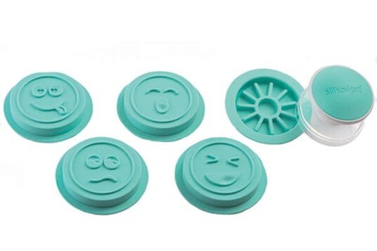 Silikomart Kjeksstempel Emoji Pk/4 Silikomart Kjeksstempel Emoji Pk/4
