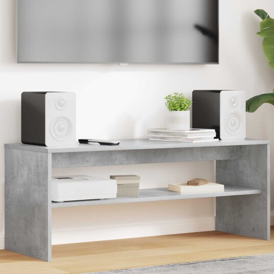 TV skap Betonggrå 100 x 35 x 40 cm Konstruert tre TV skap Betonggrå 100 x 35 x 40 cm Konstruert tre