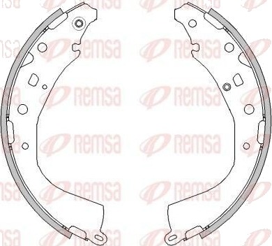 Bremsesko sett REMSA 4623.00