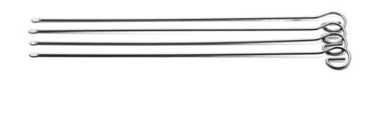 WEIS Grillspyd i stål fra, 4pk. 28cm WEIS Grillspyd i stål fra, 4pk. 28cm