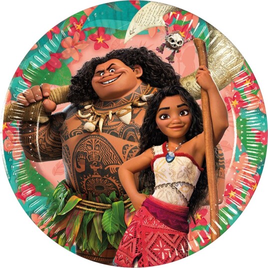 Moana 20 Cm Papptallerkener 8 Stk Moana 20 Cm Papptallerkener 8 Stk