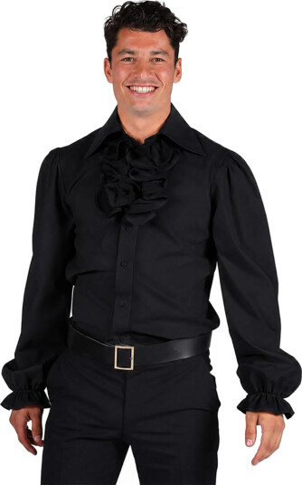 Thetru B.v. Kråsskjorte Svart Herre Deluxe Medium 2964-0100-000M