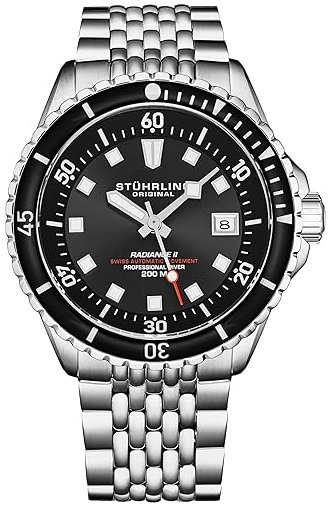 Stührling Original Herreklokke 1009.01 Radiance Sort/Stål Ø42 mm Stührling Original Herreklokke 1009.01 Radiance Sort/Stål Ø42 mm