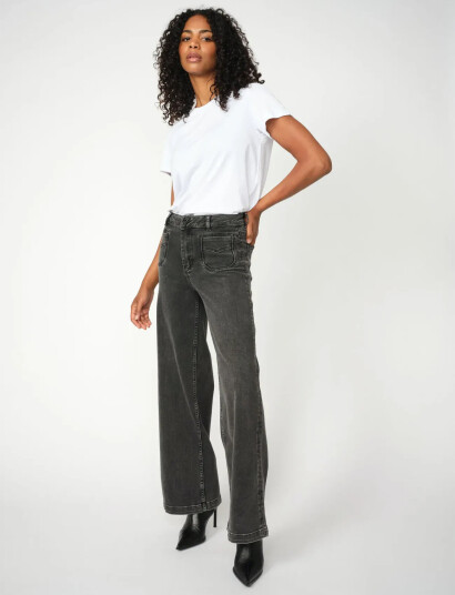 MOS MOSH Mmcolette Deluxe Jeans - Grey - 28 Regular