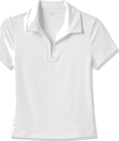 Travis Mathew Skyloft Light Ss Polo Hvit Golf pologenser dame White Large Travis Mathew Skyloft Light Ss Polo Hvit Golf pologenser dame White Large