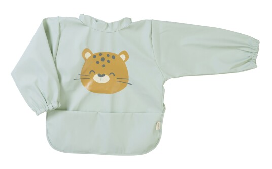 SARO Baby Waterproof Bib with Sleeves Mint