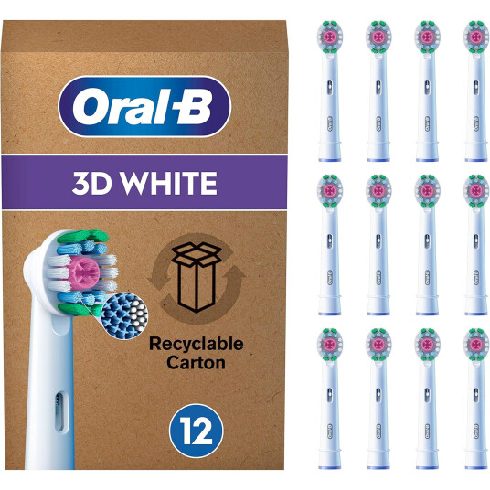 Oral B PRO 3D White 12 stk. Børstehoder