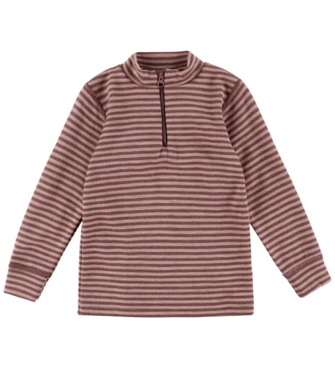 Joha Genser Ull Rose m. Striper 140 Genser Lilla Rosa