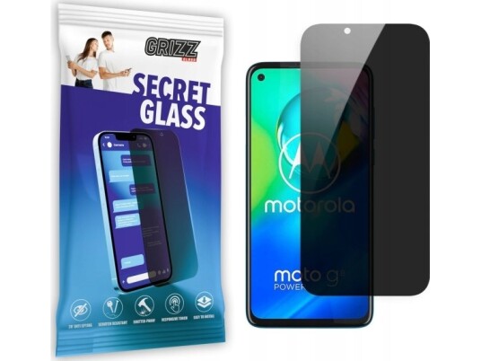 Grizzglass Privacy Glass Grizzglass Secretglass Motorola Moto G8 Power