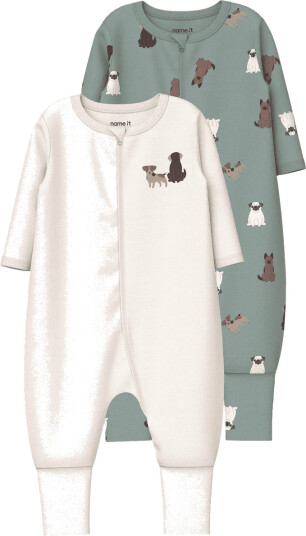 Name It Nbmnightsuit 2 pack heldress/pyjamas Green Milieu (56) 56