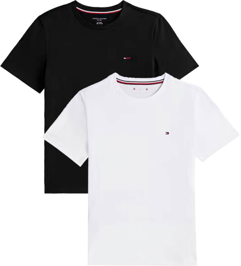 Tommy Hilfiger T Skjorte 2 pack Svart/Hvit 14 16 år 164 176 T skjorte Tommy Hilfiger T Skjorte 2 pack Svart/Hvit 14 16 år 164 176 T skjorte