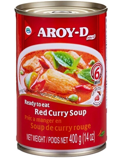 Red Curry Soup Aroy D 400 gram Thailand