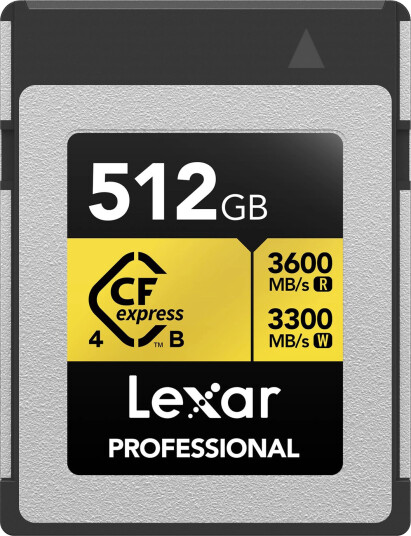Lexar Professional CFexpress 4.0 Pro Gold   3600MB/s   512GB