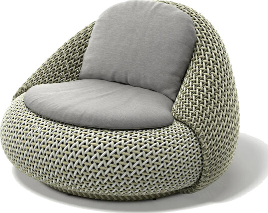 Dedon ATOLO loungestol C3A forest light 0220 spring mist 0221