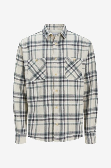 Jack & Jones Overtreksskjorte jjeMichael Overshirt LS SN Grønn