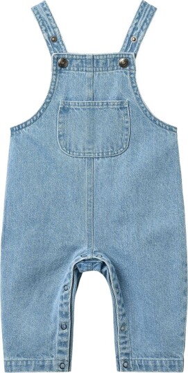Wheat Selebukse Ivan Light Blue Denim Wheat 2 år (92) Selebukse Blå Lyseblå