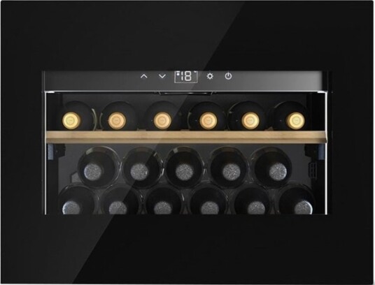 Caso | Wine Cooler | WineDeluxe WD 17 | Energy efficiency class G | Built-in | Bottles capacity 17 | Cooling type | Juodas Caso | Wine Cooler | WineDeluxe WD 17 | Energy efficiency class G | Built-in | Bottles capacity 17 | Cooling type | Juodas
