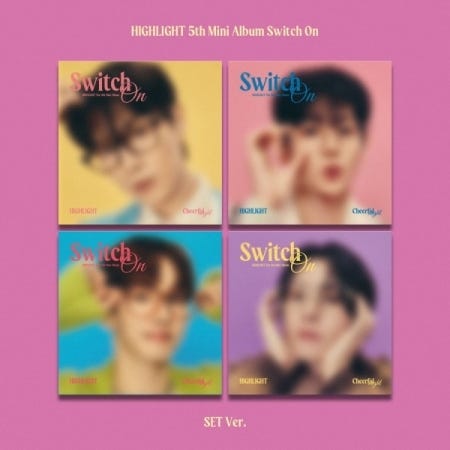 Highlight Switch On Digipack Version Random Cover incl. 24pg Photobook, Photocard + 4Cut Photo CD Highlight Switch On Digipack Version Random Cover incl. 24pg Photobook, Photocard + 4Cut Photo CD