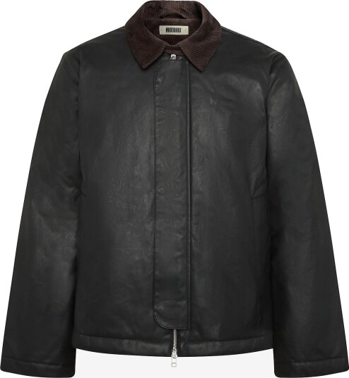 Woodbird Wbping Waxed Short Jacket BLACK XL