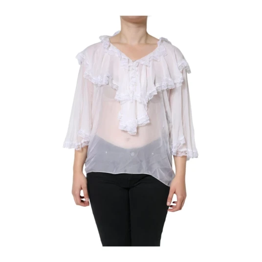 Dolce & Gabbana Dame Bluser & Skjorter Hvit M,
