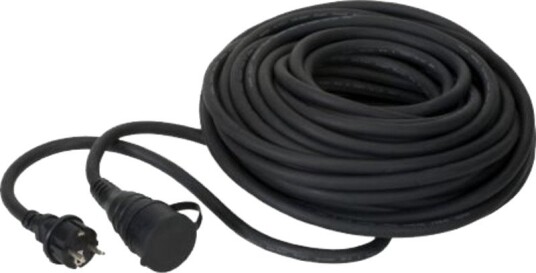Dva Blue Electric Forlengelseskabel Med Schuko-Plugg 20m Svart