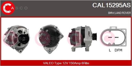 Dynamo CASCO CAL15295AS