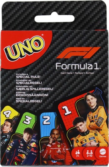 Uno Kortspill Formel 1 UNO OneSize Kortspill Uno Kortspill Formel 1 UNO OneSize Kortspill