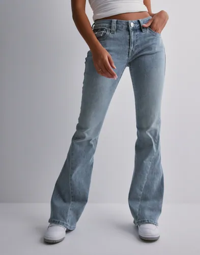 True Religion   Blå   Joey Low Rise Flare