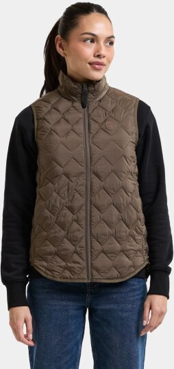 Didriksons Evy Vest Mocha Brown