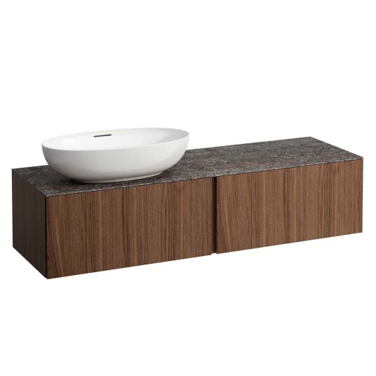 ILBAGNOALESSI Servantskap 1600 160x50 cm 2 skuffer Noce Canaletto