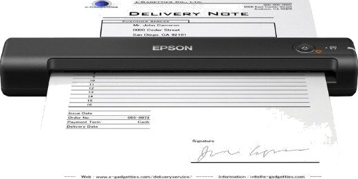 Epson WorkForce ES-50 Bærbar A4 Skanner med USB 600 DPI Epson WorkForce ES-50 Bærbar A4 Skanner med USB 600 DPI