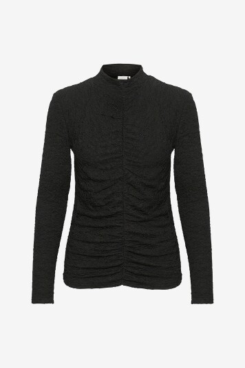 KAFFE - Topp kaRonia Blouse - Svart