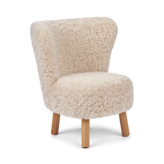 Natures Collection Emma Mini Lounge Chair Beige Eik