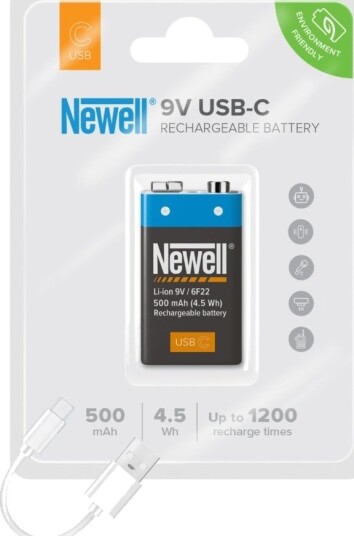 Newell Batteri 6F22 500 Mah 1 Stk