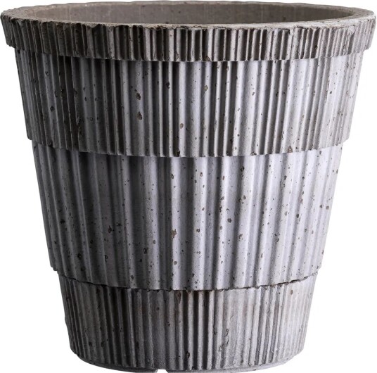 Bergs Potter Atlas raw krukke Grey, Ø16 cm