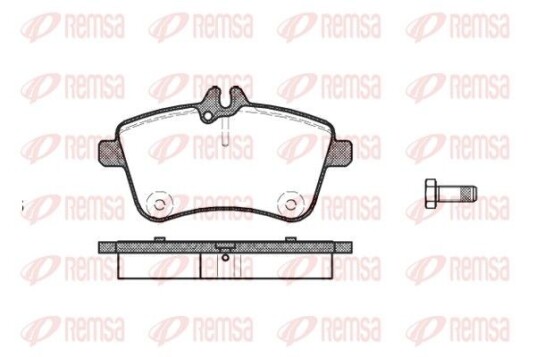 Bremseklosser REMSA 1130.00 Bremseklosser REMSA 1130.00