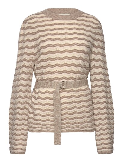 MAUD Victoria Knit Sweater - Beige - M MAUD Victoria Knit Sweater - Beige - M