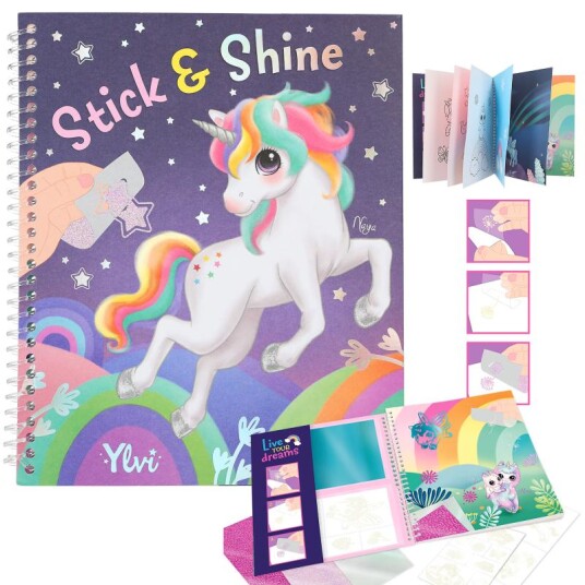 Ylvi Colouring Book Stick & Shine 0412472 Ylvi Colouring Book Stick & Shine 0412472