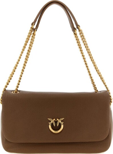 Pinko Dame Vesker Brun ONE SIZE,