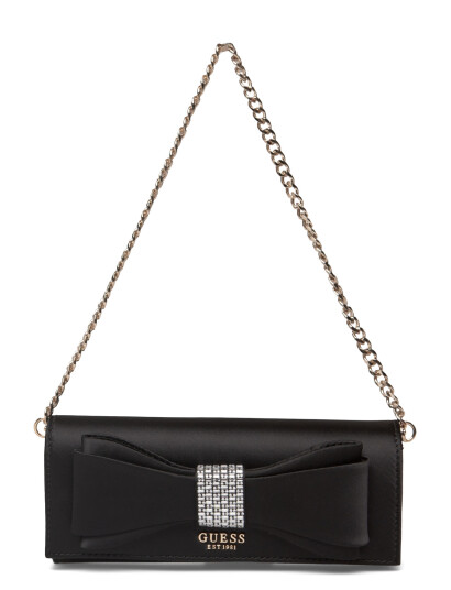 GUESS Elsie Clutch Black ONE SIZE