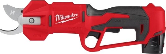 Milwaukee M12 BLPRS-202 Beskjæringssaks med batteri og lader, Hagemaskiner