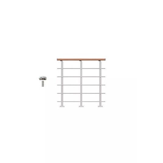Dolle Design Gelender Til Repos I Hvit hvitoljetret Eik starter Kit