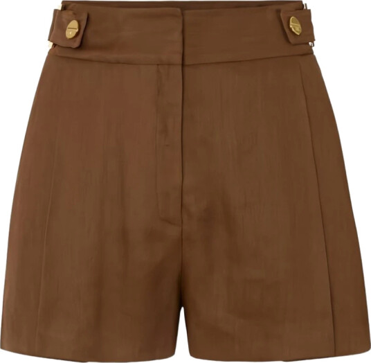 Elisabetta Franchi Dame Shorts Brun M,
