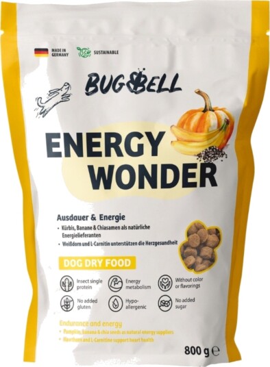 Bugbell Tørrfôr Tørrfôr Energy Wonder Sparepakke 4 X 800 G Bugbell Tørrfôr Tørrfôr Energy Wonder Sparepakke 4 X 800 G