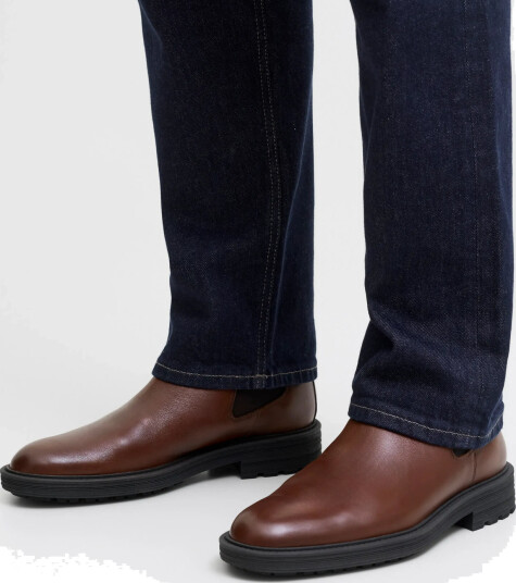 Jack & Jones Jfwhoskins Leather Chelsea Sn Brown 42 Jack & Jones Jfwhoskins Leather Chelsea Sn Brown 42