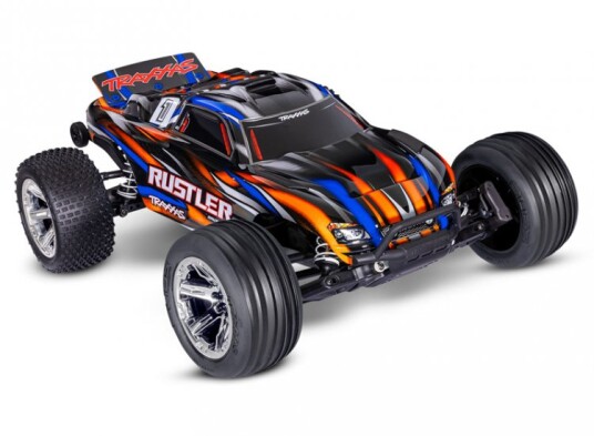 Traxxas 37354-4 Rustler 2WD 1/10 RTR TQ BL-2s HD Orange Traxxas 37354-4 Rustler 2WD 1/10 RTR TQ BL-2s HD Orange
